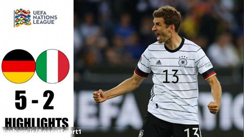 آلمان 5-2 ایتالیا | خلاصه بازی | لیگ ملت های اروپا