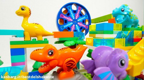 اسباب بازی های جدید کودکانه//چرخ و فلک و دایناسور ها//بازی کودکانه