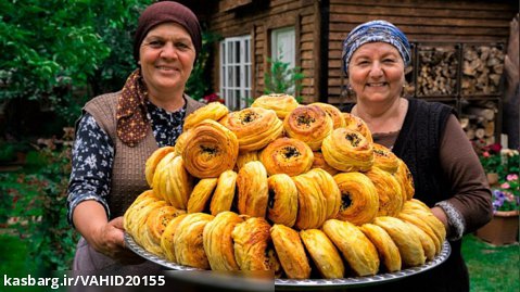 برنامه زندگی روستایی - آشپزی در طبیعت قسمت 77 - گوگال - شیرینی ترد و معطر آذری