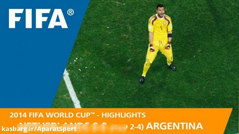 آرژانتین (4) 0-0 (2) هلند | خلاصه بازی | نیمه نهایی جام جهانی 2014