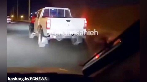 اقدام جنون آمیز راننده کاپرا در شیراز
