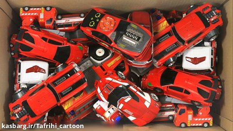 اسباب بازی های کودکانه - ماشین بازی کودکانه - ماشین های قرمز