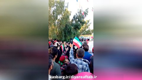 اجرای سرود «سلام فرمانده» در ساوه