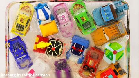 بهترین ماشین های اسباب بازی/یخ/بازی یخی/فیلم کودکانه/سرگرمی کودک