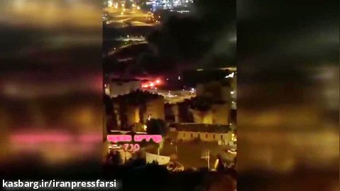 آتش سوزی گسترده در تأسیسات پشتیبانی حیفا