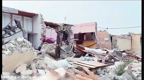 تصاویر روستای سایه خوش کانون زلزله 6 رشتری هرمزگان