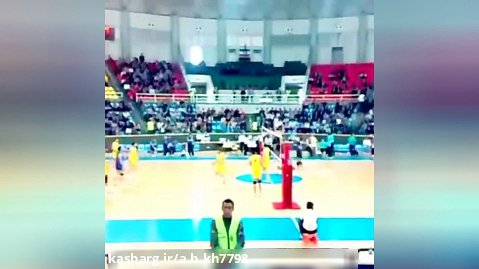 سنگین ترین اسپک نمایشی تاریخ والیبال ایران توسط مرحوم سعید هاشمی