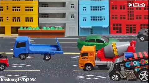 فیلم ماشین بازی کودکانه پسرانه : دور انداختن ماشین های تصادفی
