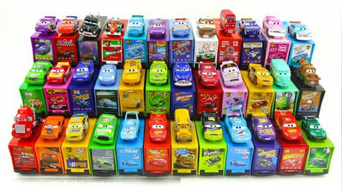 ماشین های مک کوئین - اسباب بازی ماشین - ماشین رنگارنگ