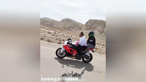 تکچرخ با موتور سنگین - موتور بازان ایران