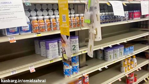 تداوم کمبود شیرخشک و غذای کودک در فروشگاه های شهر سدونا ایالت آریزونا آمریکا/