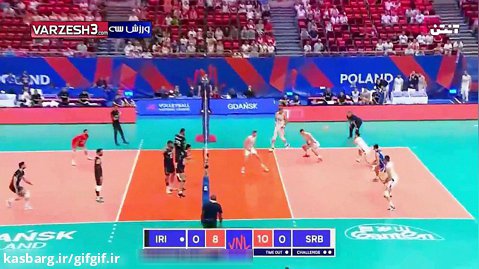 خلاصه والیبال ایران3 صربستان ۰