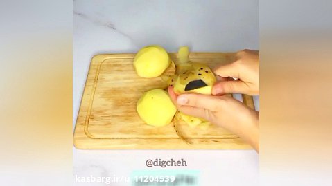 آموزش کرانچی سیب زمینی