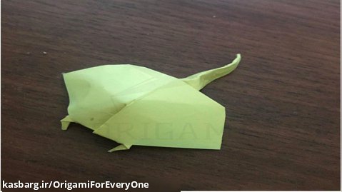 هنر کاغذ و تا (اریگامی) - آموزش سفره ماهی