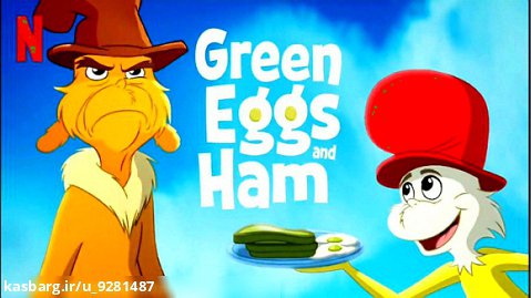 انیمیشن گوشت تخم مرغ سبز و ژامبون