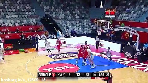 خلاصه بازی بسکتبال ایران و قزاقستان