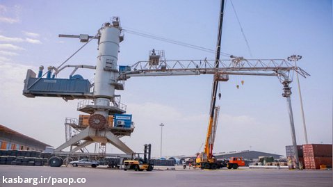 تعمیرات اساسی برج تخلیه غلات مکنده توسط شرکت پدید آوران امید پارس