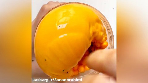اسلایم پرتقال /اسلایم خامه ای /اسلایم نارنجی