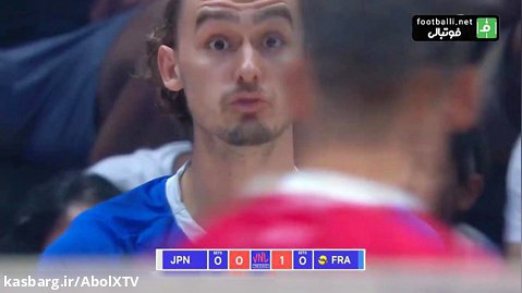 خلاصه بازی والیبال فرانسه و ژاپن ( دور نهایی )