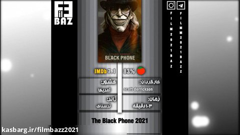دانلود فیلم The Black Phone 2021 با زیرنویس چسبیده فارسی