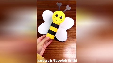 کاردستی جذاب زنبور برای کودکان