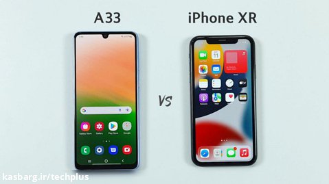 مقایسه سرعت و دوربین Galaxy A33 و iPhone XR