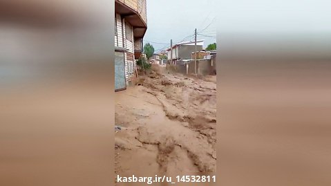 سیلاب روستای بارده
