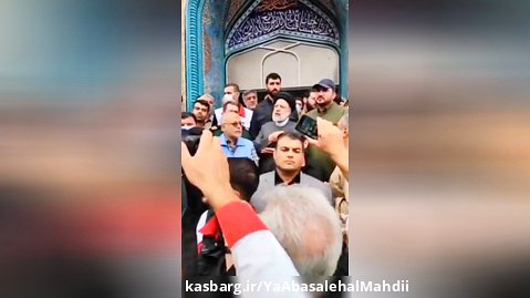 حضور رئیس جمهور در مناطق سیل زده فیروزکوه