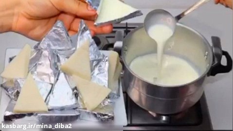 با یک کیلو شیر نیم کیلو پنیر خانگی درست کن
