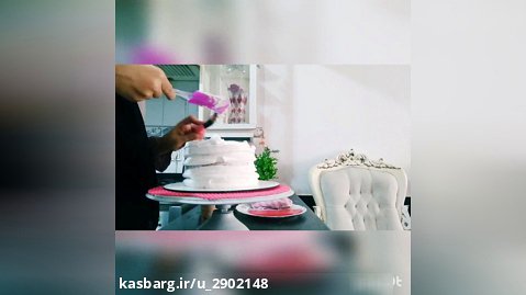 ازخامه کشی تا تزئین کیک(زوج عاشقانه)