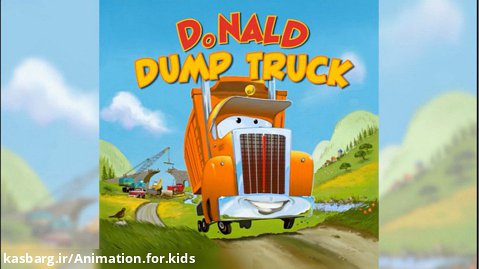 کارتون کوتاه Donald dump truck