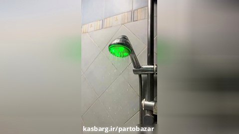 سردوش حمام مدل LED shower پرتو بازار