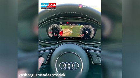 پشت آمپر دیجیتال زیبای آئودی Audi