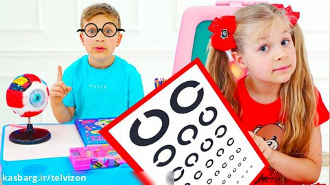 قوانین مراقبت از چشم ها برای بچه ها | دیانا و روما (قسمت 421)