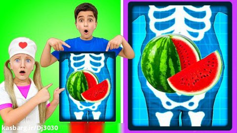 کارتون جدید آنجلینا و دنی : کارتون کودکانه میوه و سبزیجات مزرعه