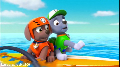 کارتون سگهای نگهبان - نجات آب خوکچه های موج سواری - انیمیشن سگ نگهبان