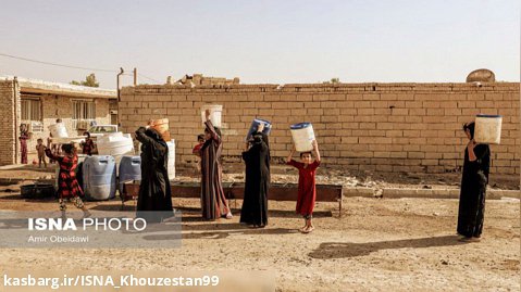ویدئو / آبرسانی سیار به روستاهای حمیدیه خوزستان