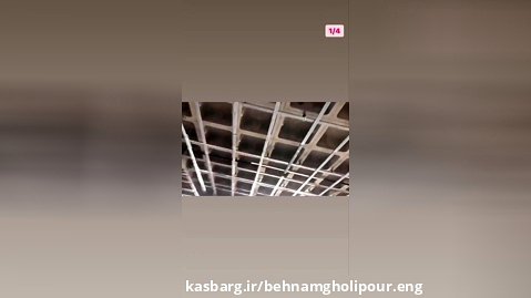 ضد زنگ زدن لوله ها قبل از اجرای سقف کاذب