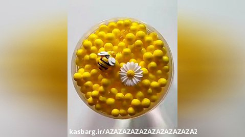 اسلایم زنبوری / تسلایم شفاف/ اسلایم زرد/ اسلایم کیوت