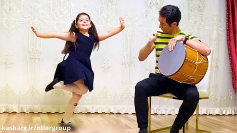 تمرین رقص آذری فوق العاده و خاص اِلسانا با ریتم ناغارا