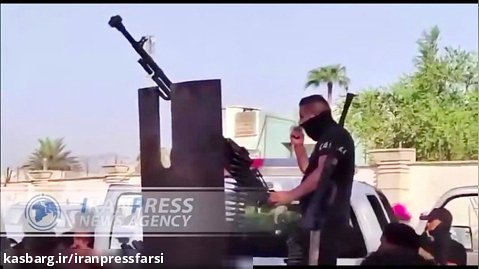 تصاویر تحرکات شاخه نظامی جریان صدر با سلاح های نیمه سنگین در بغداد