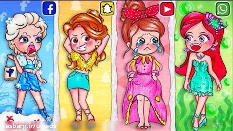 ایده های کارتونی و پرنسسی | ترندهای رسانه های اجتماعی شاهزاده خانم