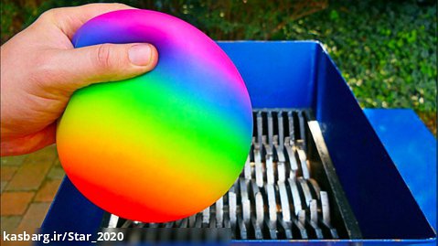 ویدیوی رضایت بخش / خرد کردن توپ استرسی Squishy Rainbow