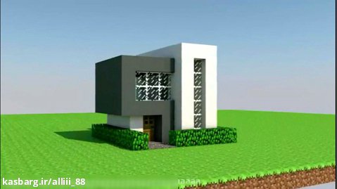 ساخت خانه مدرن ماینکرافت