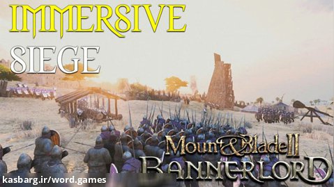 Mount  Blade 2: Bannerlord | نبرد محاصره همه جانبه | VLANDIA در مقابل ASERAI