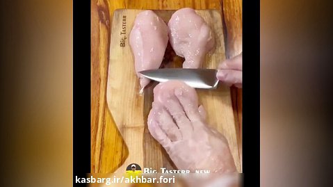 ی روش جدید برای پختن مرغ  #آشپزی