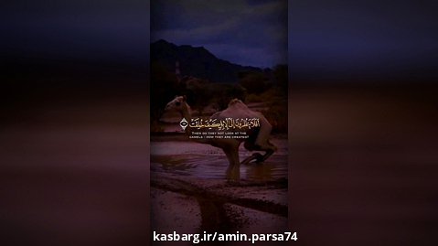 مقطعی دلنشین از سوره غاشیه با تلاوت عبدالباسط