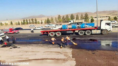 لحظه وقوع تصادف مرگبار پراید با تانکر حمل سوخت از دریچه دوربین نظارتی مشهد