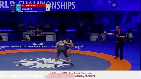 کشتی آزاد قهرمانی جهان 2022 وزن 86 کیلوگرم بلگراد - حسن یزدانی نیمه نهایی