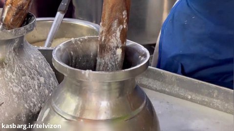 نحوه درست کردن دوغ محلی شور و شیرین در پاکستان